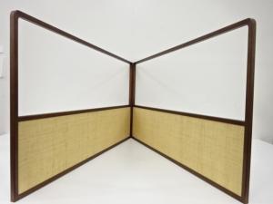 麻　風炉先　屏風